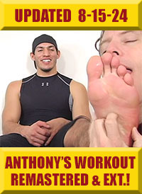 Jock Foot Fantasy - Anthony's Workout Remastered & Extended!